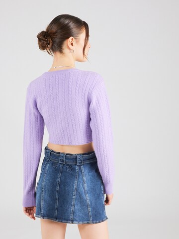 Chiara Ferragni Knit cardigan in Purple