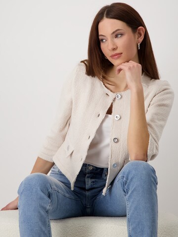 monari Strickjacke in Beige: Vorderseite