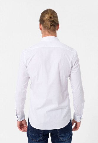 Felix Hardy Slim fit Button Up Shirt in White