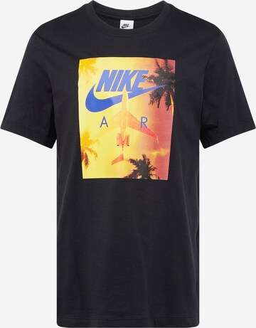 Nike Sportswear Shirt in Zwart: voorkant