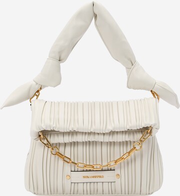 Karl Lagerfeld - Bolso de mano en blanco