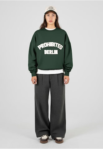 Prohibited - Sudadera 'Berlin' en verde