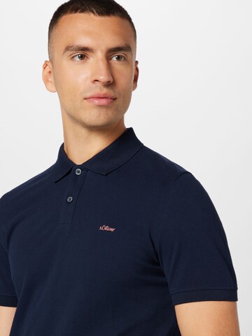 s.Oliver Poloshirt in Blau