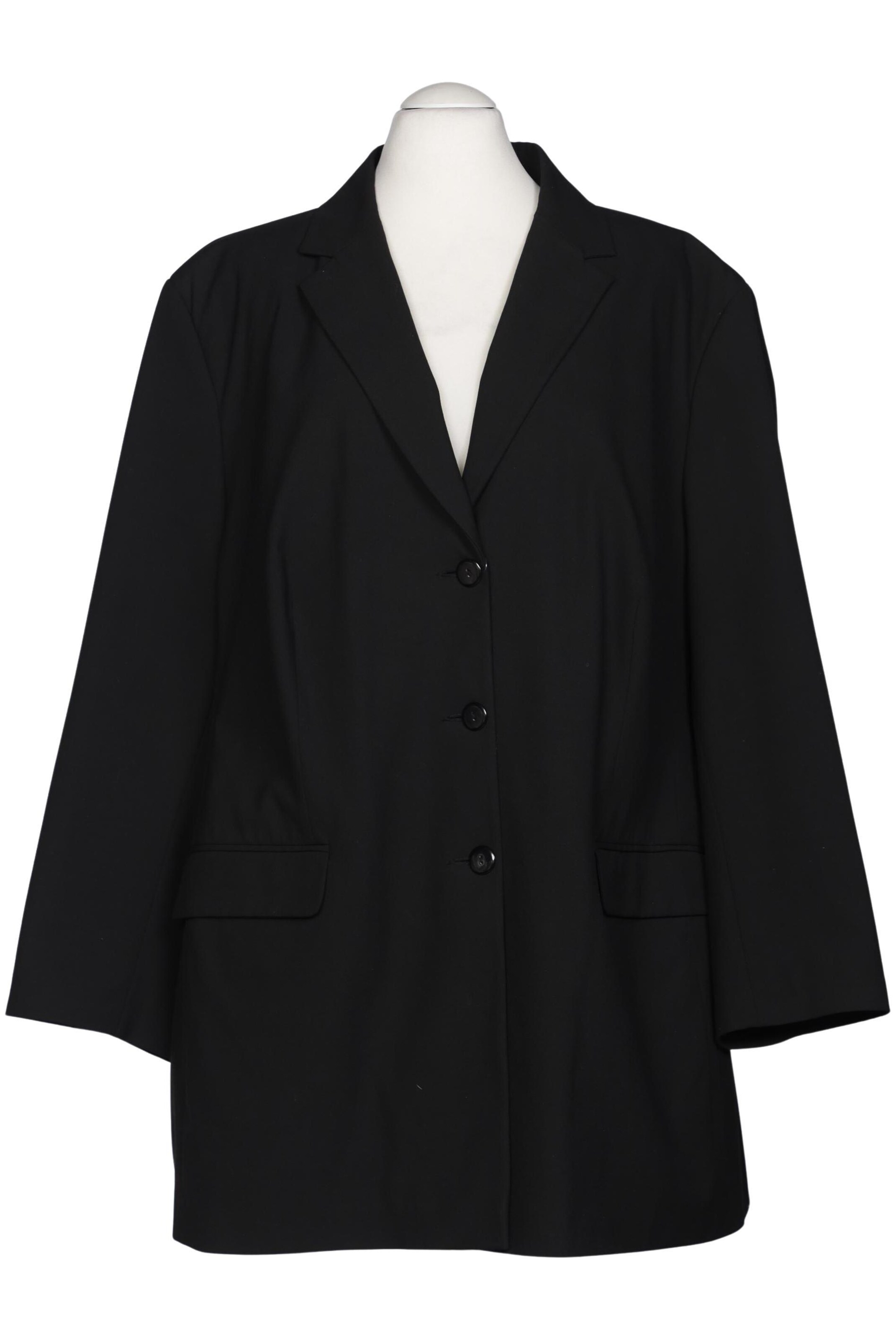 Ulla Popken Blazer 9XL in Schwarz: Vorderseite