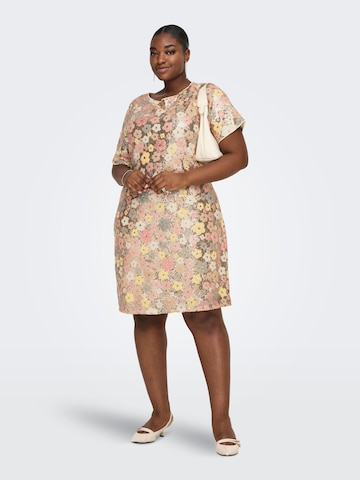 ONLY Carmakoma Jurk 'CARMabelle' in Geel