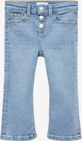 MANGO KIDS Flared Jeans in Blauw: voorkant