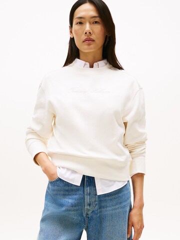 TOMMY HILFIGER Sweatshirt in Wit: voorkant