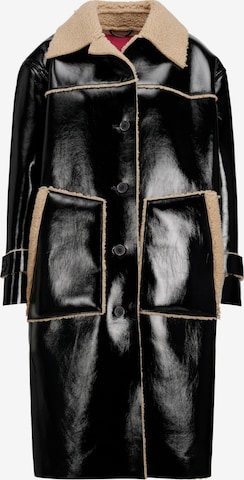 JJXX Between-Seasons Coat in Black: front