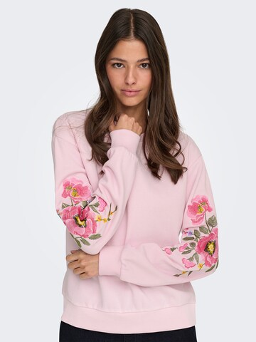 JDY Sweatshirt 'JDYPARIS' in Pink