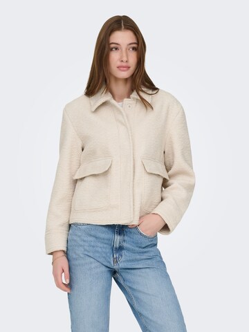 Giacca di mezza stagione 'ONLSANNE' di ONLY in beige: frontale