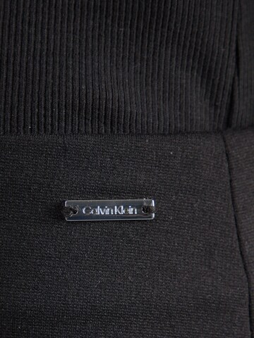 Calvin Klein regular Παντελόνι 'PONTE' σε μαύρο