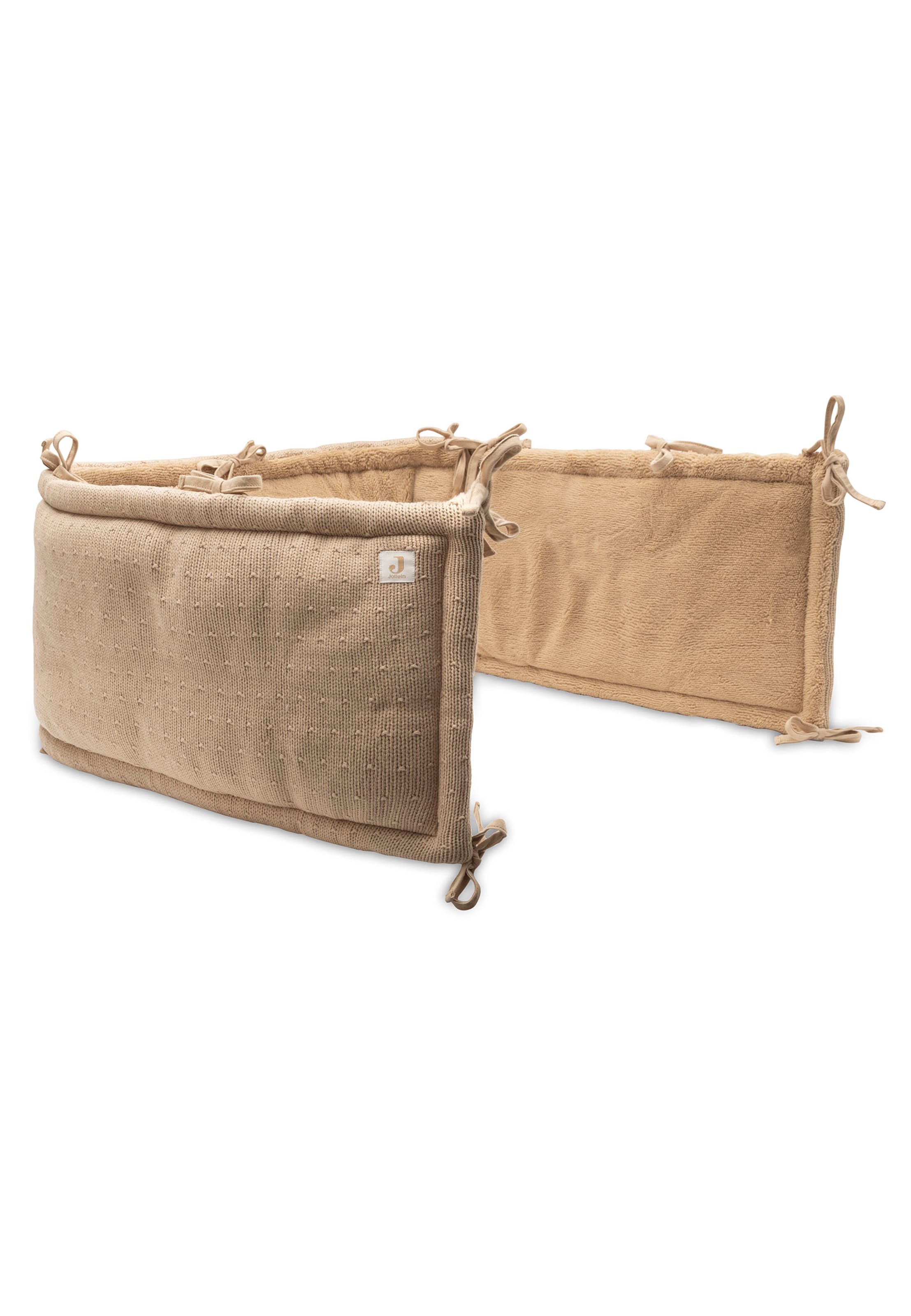 Jollein Bedding 'Sprinkle Knit' in Brown: front