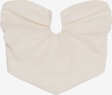 Bershka Top in White: front