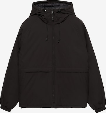 Pull&Bear Välikausitakki värissä musta: etupuoli