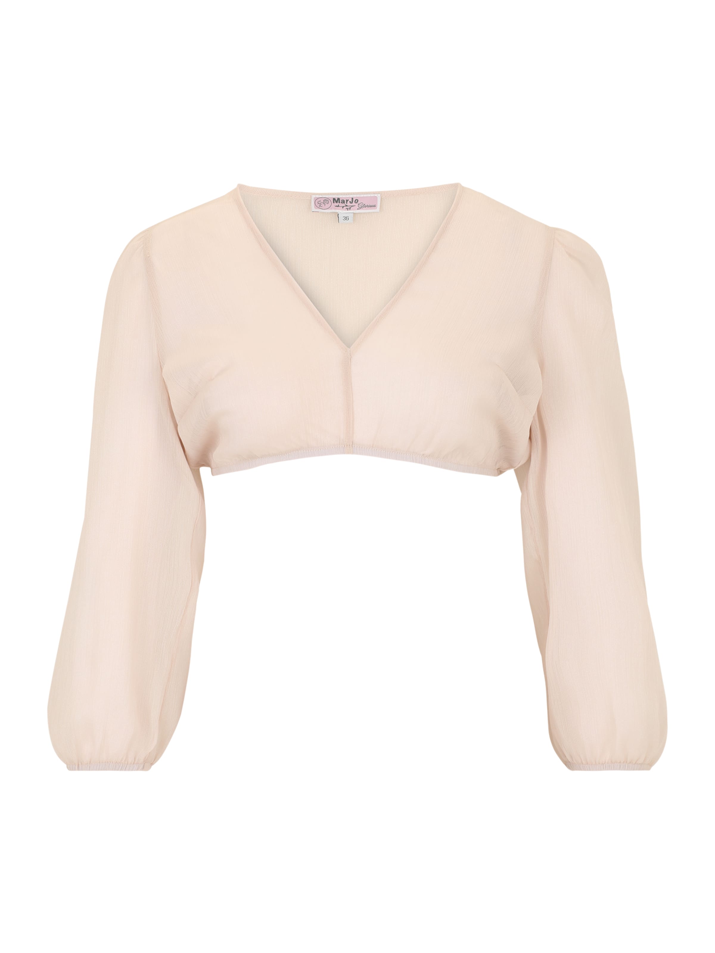 MARJO - Blusa tradicional 'GY-11-Saldenburg' em bege: frente