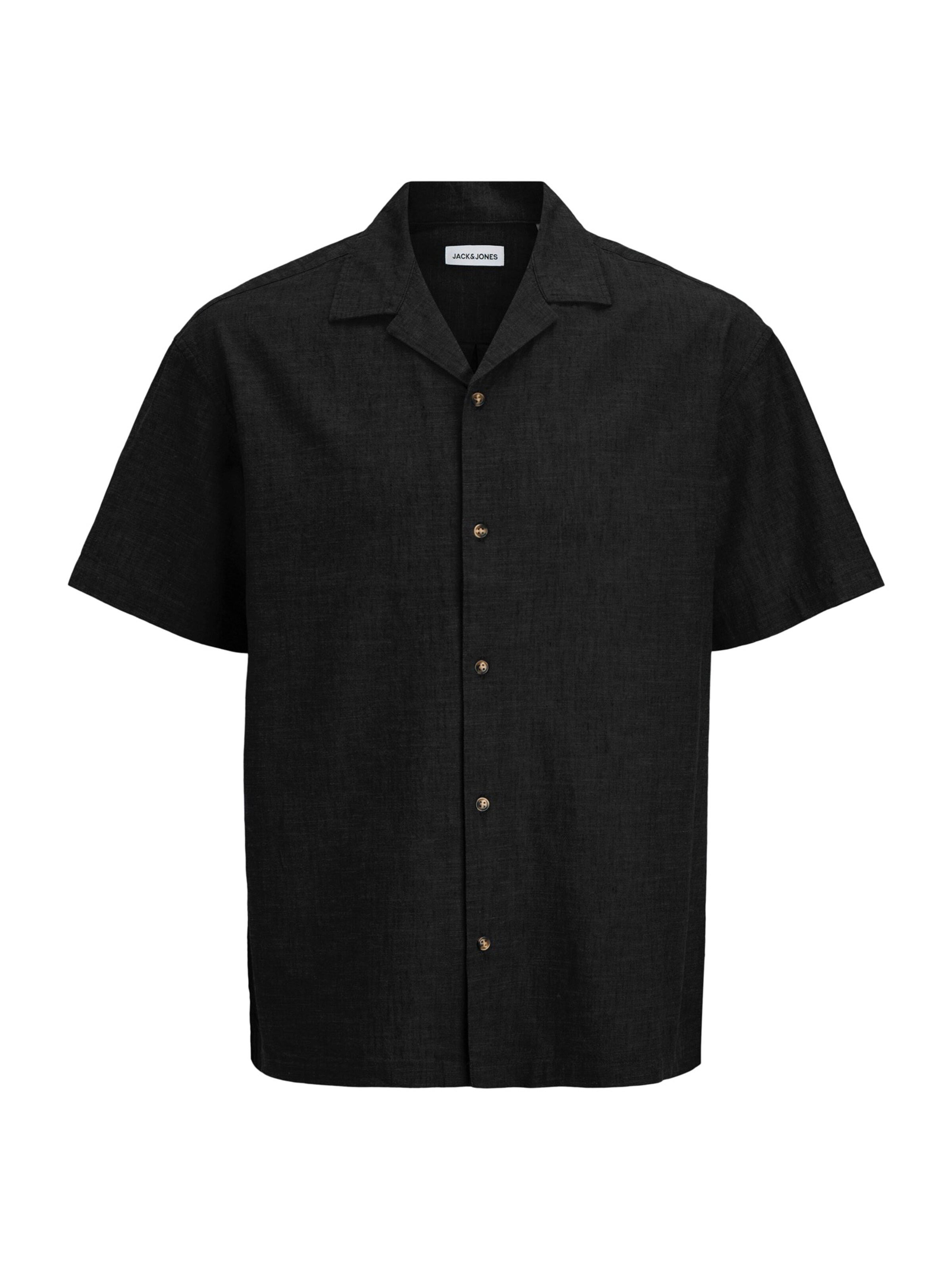 Chemise 'JJESUMMER' JACK & JONES en noir : devant