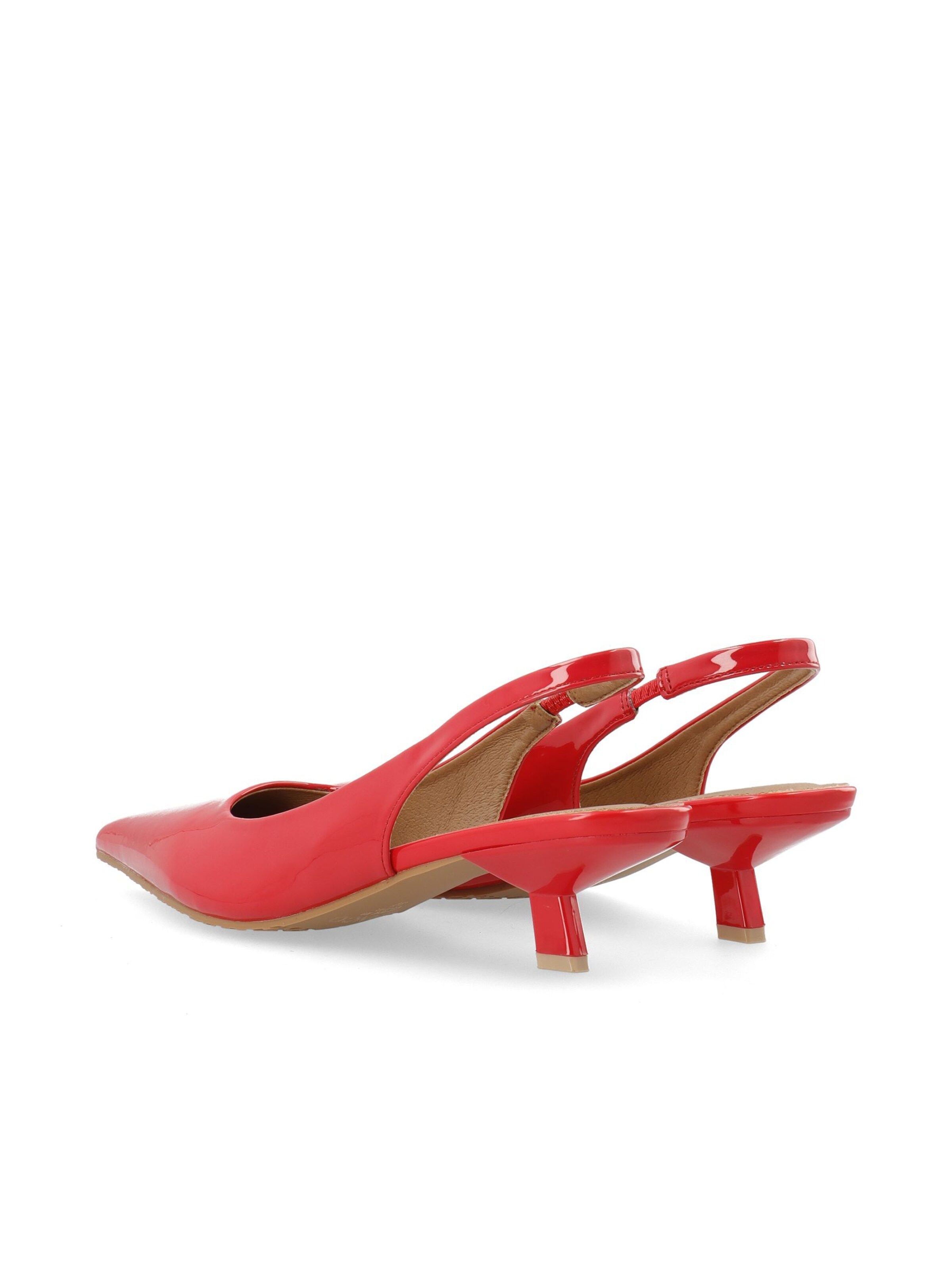 Bianco Slingpumps 'Kristin' in Rood