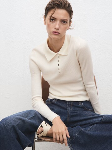 MANGO Neulepaita 'TWENTIES' värissä beige: etupuoli