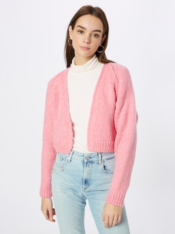 Cardigan ESPRIT en rose : devant