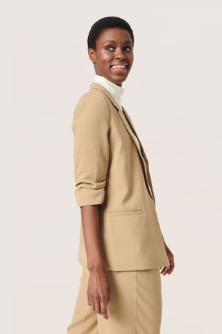 SOAKED IN LUXURY Blazer 'Shirley' in Beige