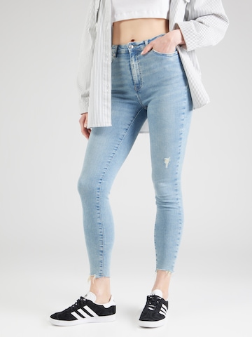 Skinny Jean Tally Weijl en bleu : devant