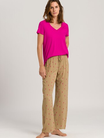 Hanro Pyjamahose 'Sleep & Lounge' in Beige