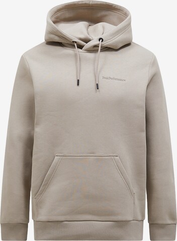 PEAK PERFORMANCE Sweatshirt in Beige: voorkant