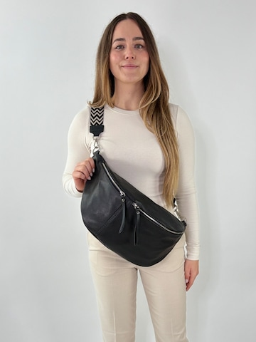 lePelou Gürteltasche 'MILANO'‌‌‌‌‌‌‌ in Schwarz