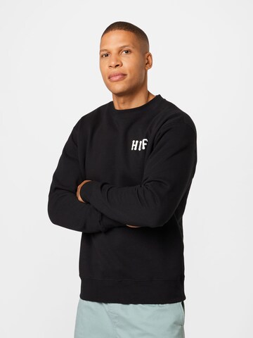 HUF Sweatshirt in Black: front