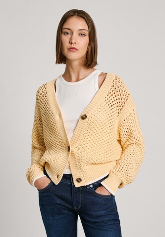 Giacchetta 'Isabella' di Pepe Jeans in giallo: frontale