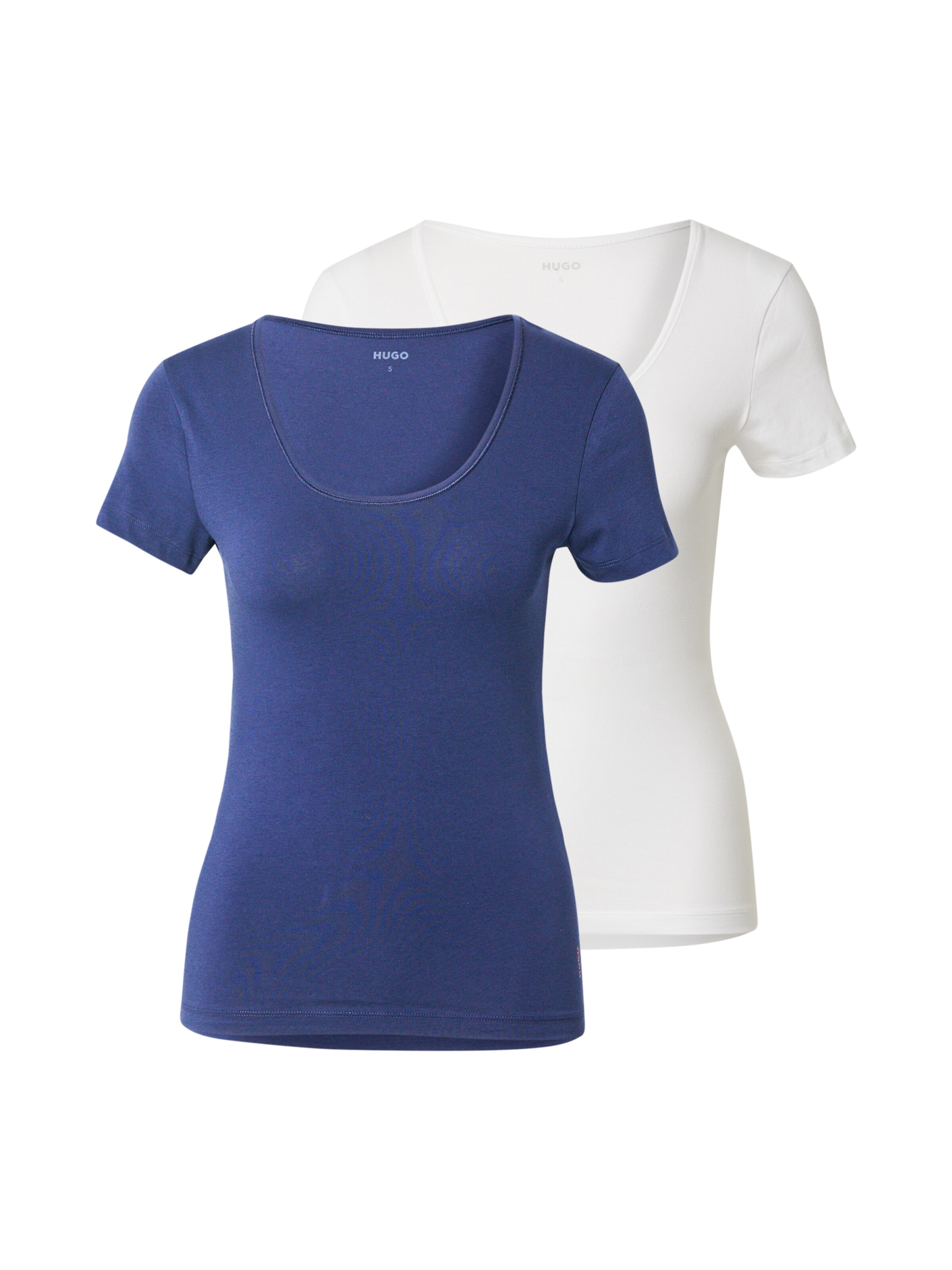 T-shirt HUGO en bleu : devant