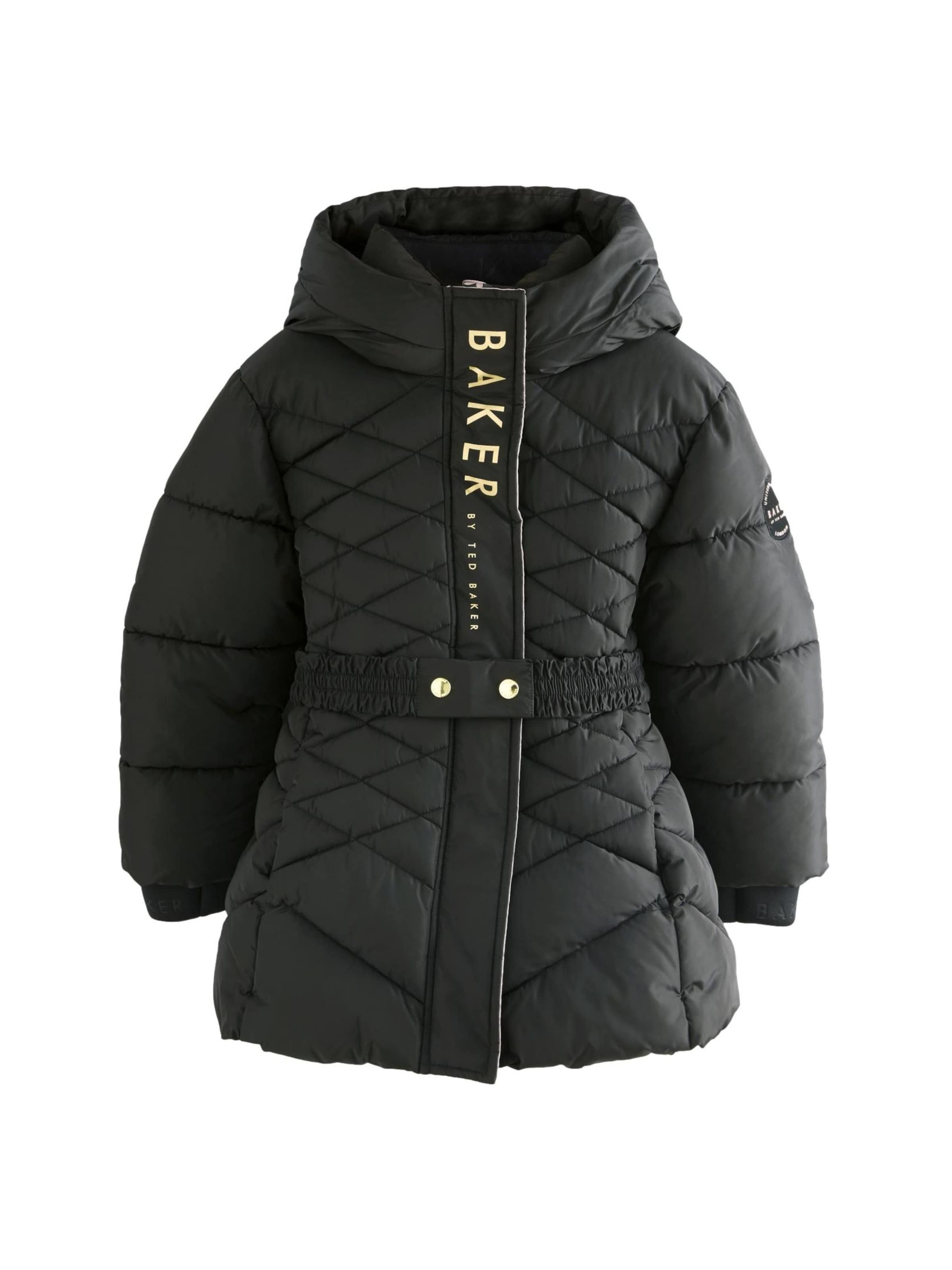 Baker by Ted Baker Зимно яке в черно: отпред