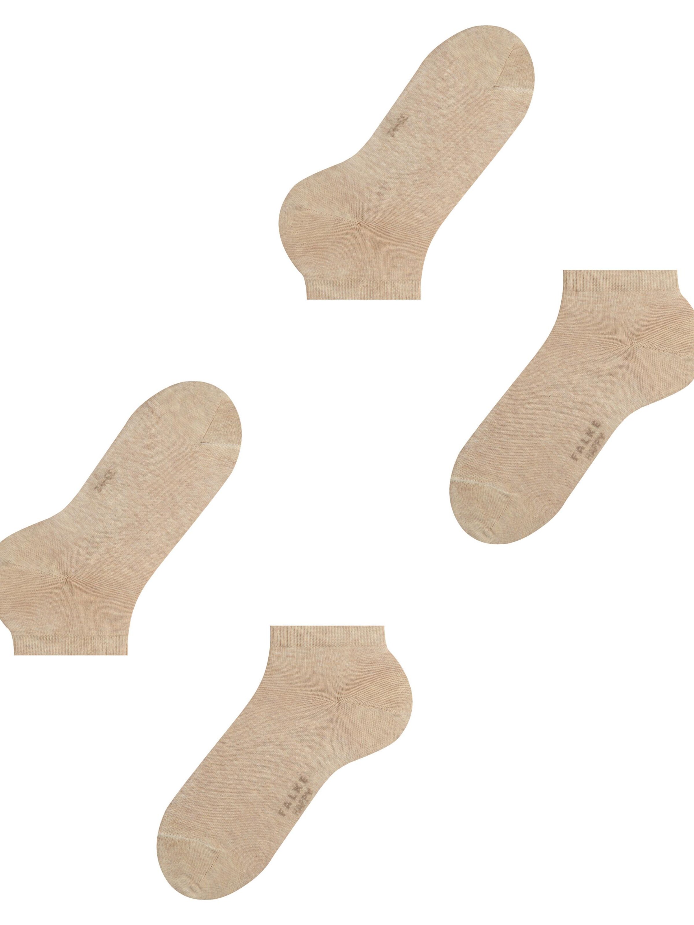 FALKE Socks 'Happy 2-Pack' in Beige