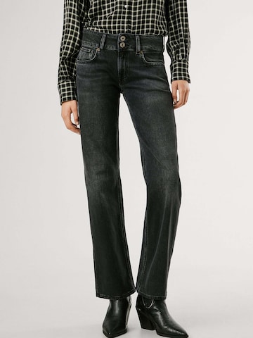 Pepe Jeans Regular Jeans 'Venus' in Zwart: voorkant