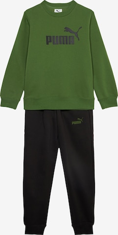 PUMA Sweat suit 'Ess No.1' in Green: front