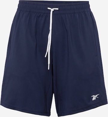 Reebok - Pantalón deportivo en azul: frente