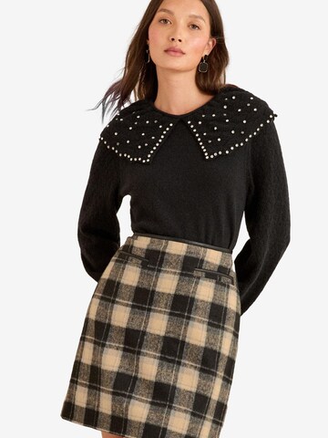 love & roses Rock in Schwarz: Vorderseite