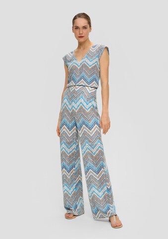 s.Oliver BLACK LABEL Wide Leg Hose in Mischfarben: Vorderseite