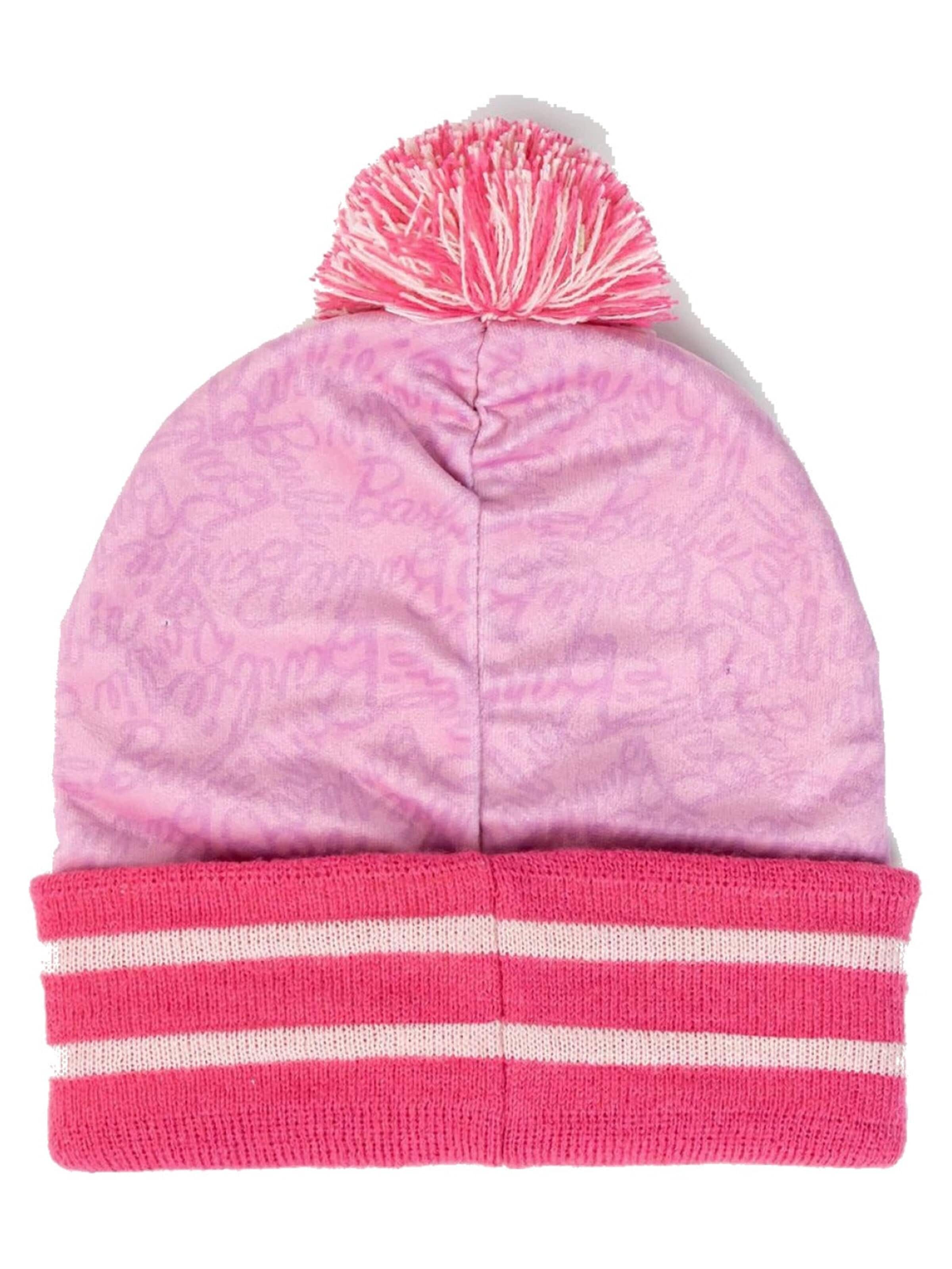 BARBIE Muts 'Barbie Winterset Muts Handschoenen Sjaal Meisjes' in Roze
