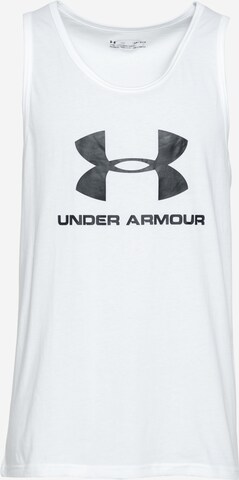 UNDER ARMOUR Funkční tričko – bílá: přední strana