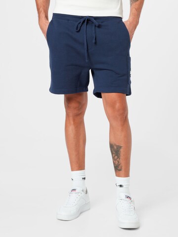 Tommy Jeans Regular Shorts in Blau: predná strana