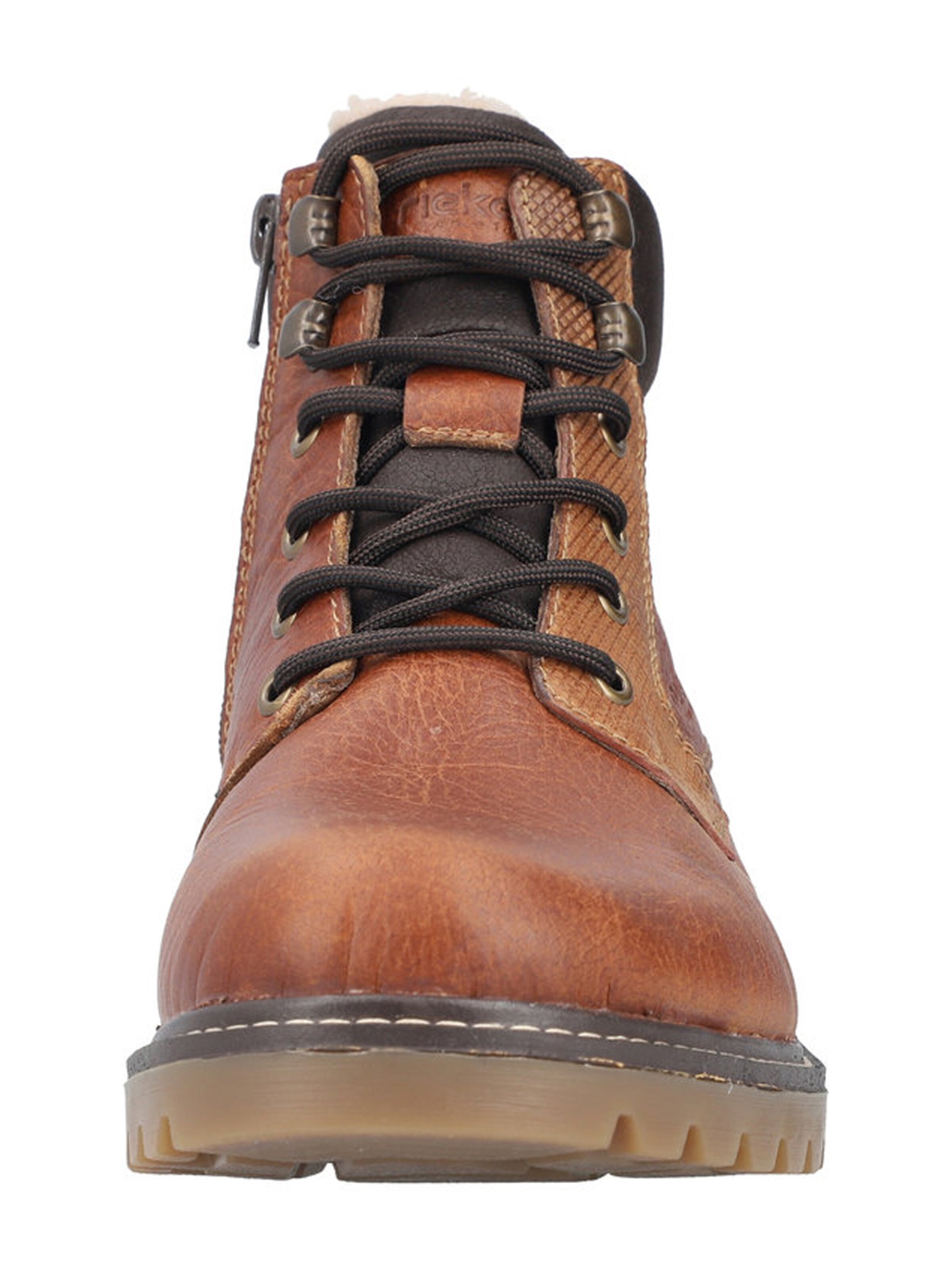 Rieker Μπότες με κορδόνια σε καφέ