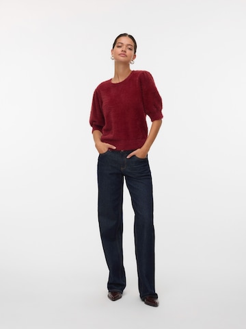 VERO MODA Sweater 'VMALINA' in Brown