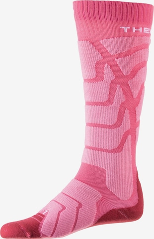 THERM-IC Athletic Socks in Pink: front