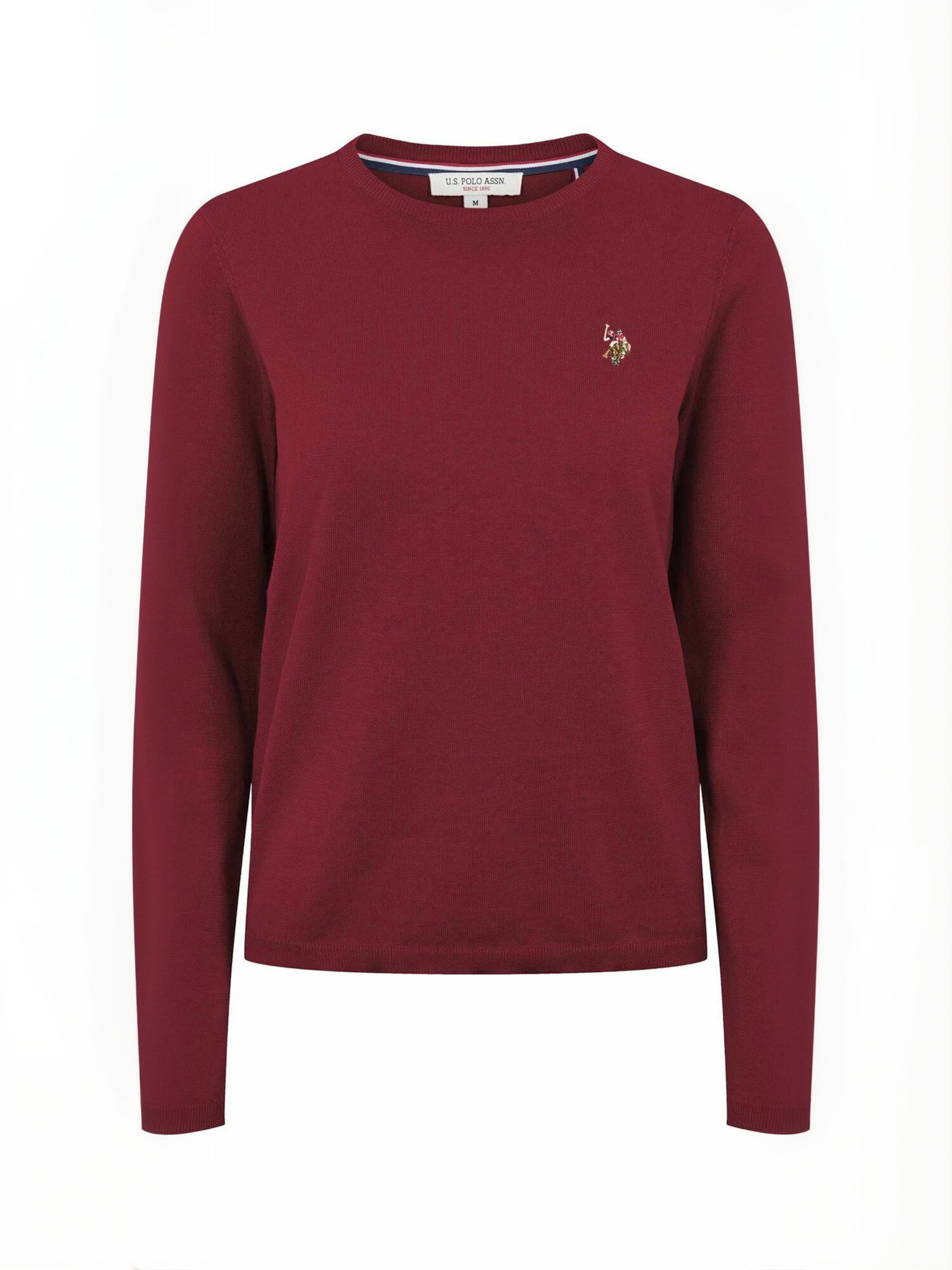 Pull-over ' UWMie ' U.S. POLO ASSN. en rouge : devant