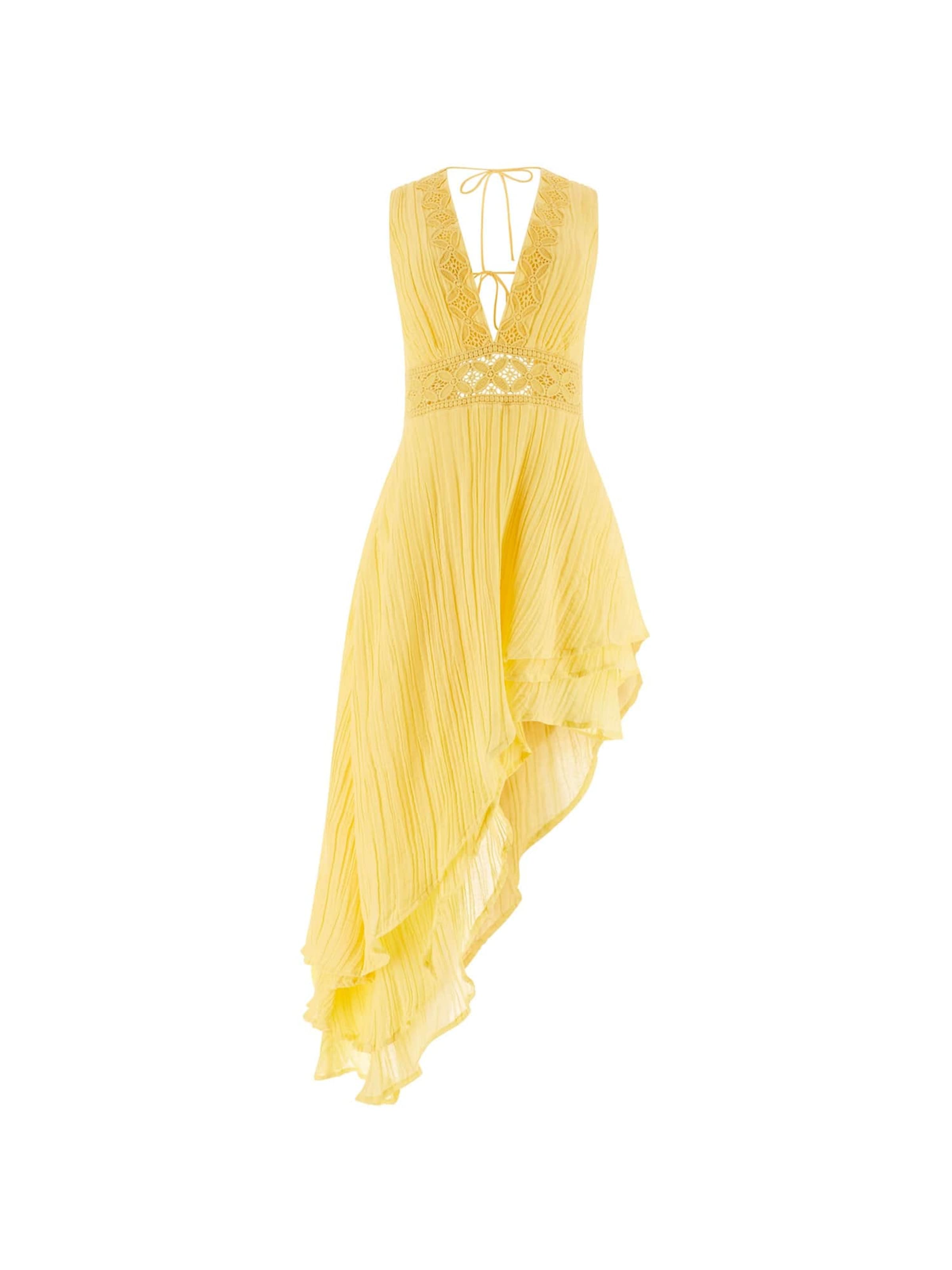 GUESS Kleid in Gelb: Vorderseite