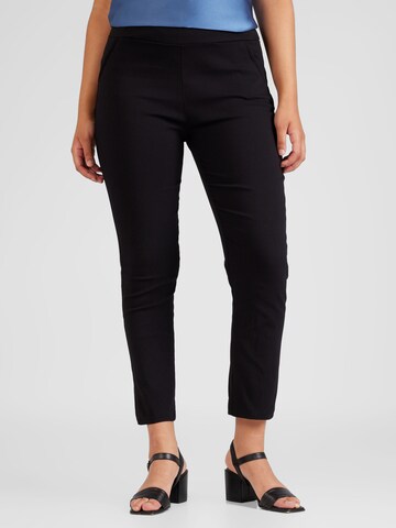 Z-One Regular Pants 'Sina' in Black: front