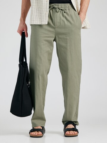 Loosefit Pantalon 'ONSSINUS' Only & Sons en vert : devant