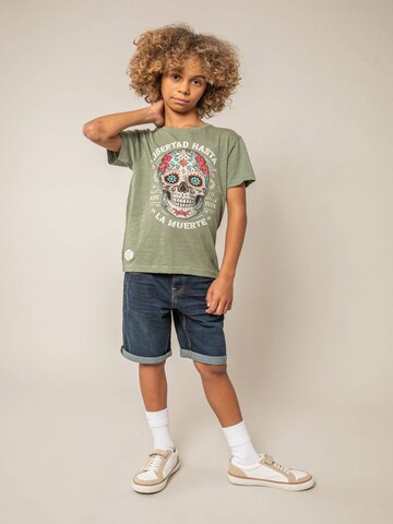 T-Shirt 'Craneo' Deeluxe en vert