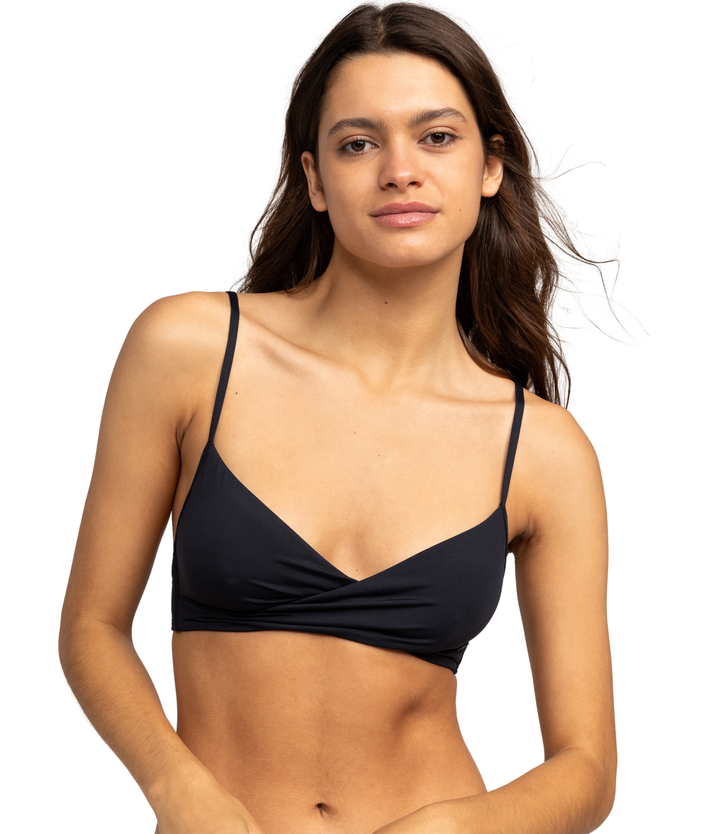ROXY Bikini Top 'Beach Classics' in Grey: front